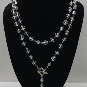 SILPADA Glass and Sterling Silver Necklace (N1503)